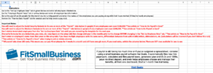 12-Month (Annual) Payroll Processing Template